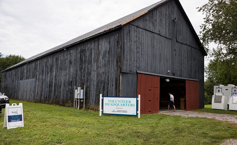 Volunteer HQ for the Barbasol 7.13.21