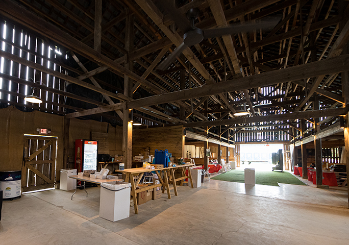 Volunteer HQ for the Barbasol 7.13.21