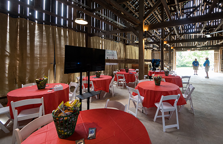 Volunteer HQ for the Barbasol 7.13.21